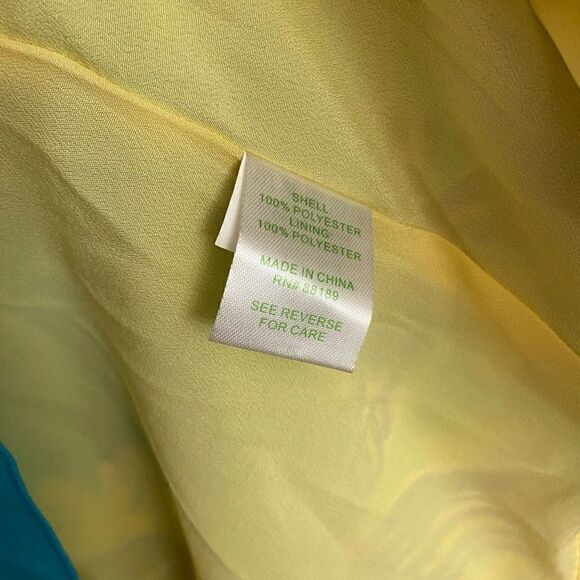 Lilly Pulitzer Calissi Turquoise Sound The Horn High Low Dress - Picture 5 of 6